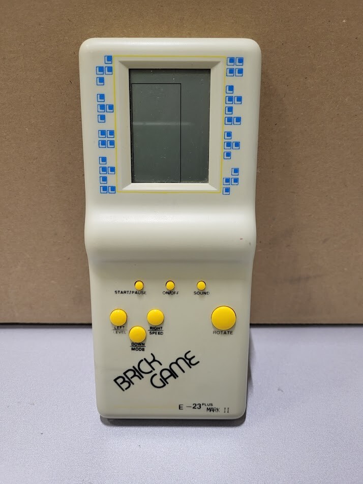 Brick Game E-23 Plus Mark II Handheld Console - For Parts or Repair Non-Working