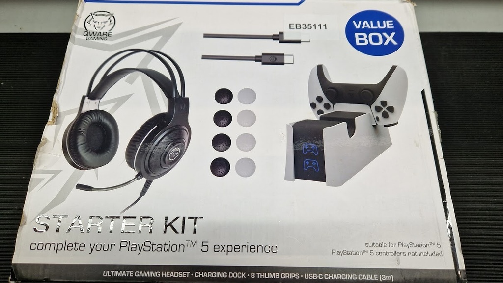 Qware Gaming Starter Kit for PlayStation 5 Not Working For Parts