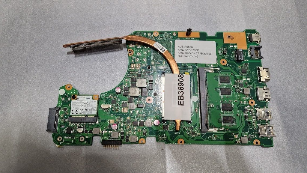 Asus R556Q Motherboard AMD A12-9700P Radeon R7 Graphics Not Working For Parts