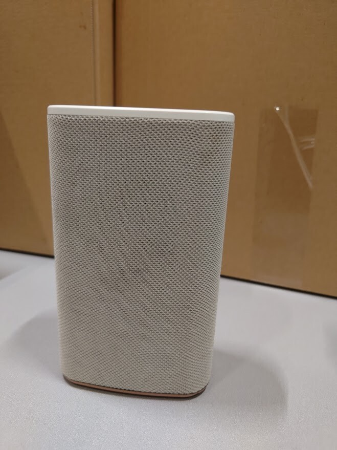 Jays S-Living Flex Portable Stereo Speaker Silver Used Working