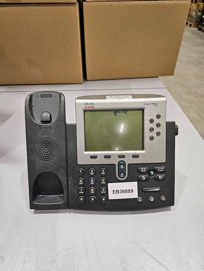 Cisco IP Phone 7962G – Not Tested, Sold for Parts, No Accessories
