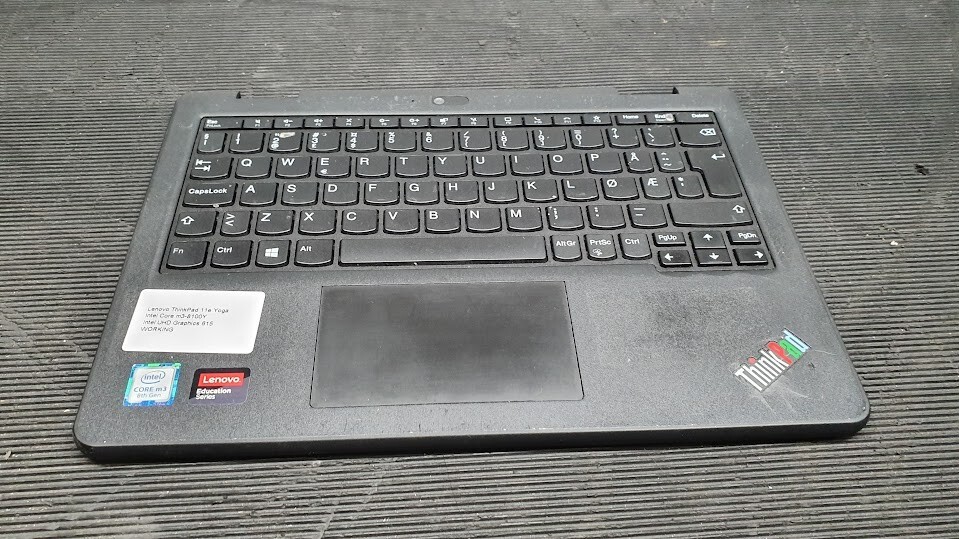 Lenovo Thinkpad 11e Yoga Laptop Keyboard Core m3-8100Y Intel UHD 615 Used