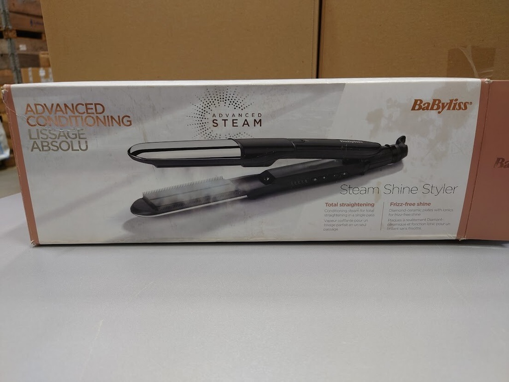 Babyliss ST496E Hair Straightener Steam Shine Styler Not Working For Parts