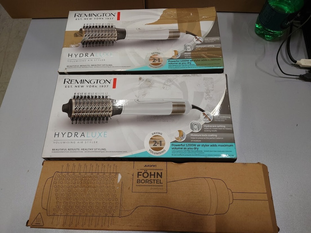 LOT OF 3 Remington AS8901 & Auronic AU3166 Volumising Air Styler Not Working