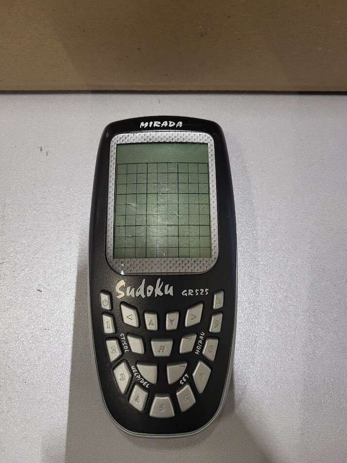 Mirada Sudoku Handheld Game GR525 - Fully Functional Puzzle Game