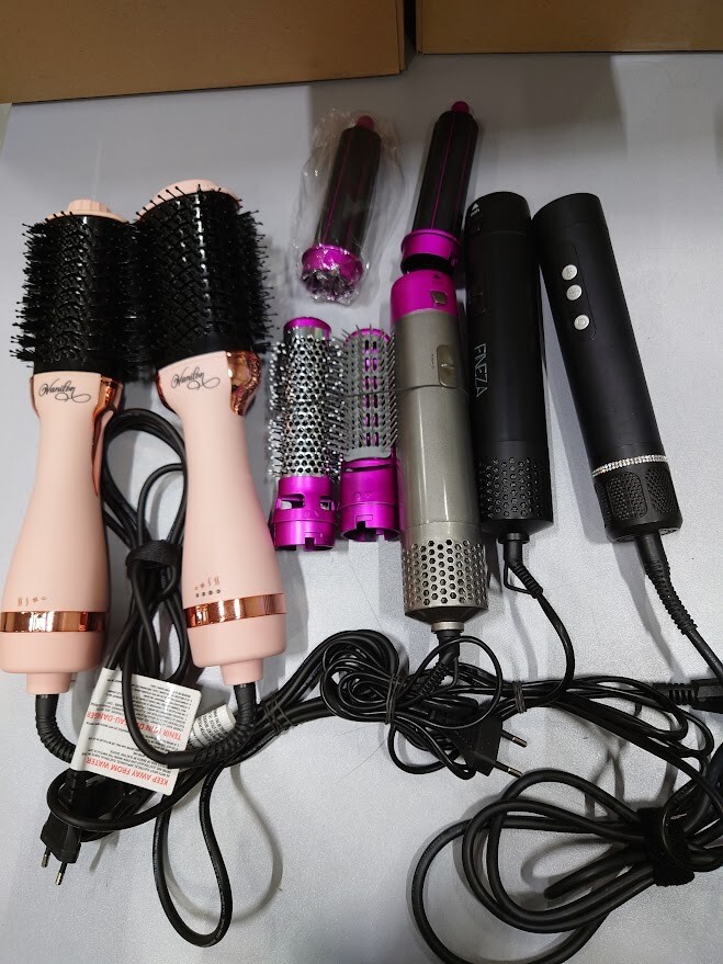 LOT OF 5 Various Unbeanded Various Models Hair Styling Device Not Working
