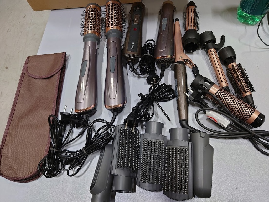 LOT OF 5 Koenic KHA 4240 & KHC 3310 3x Babyliss AS136E Hot Air Brush Not Working