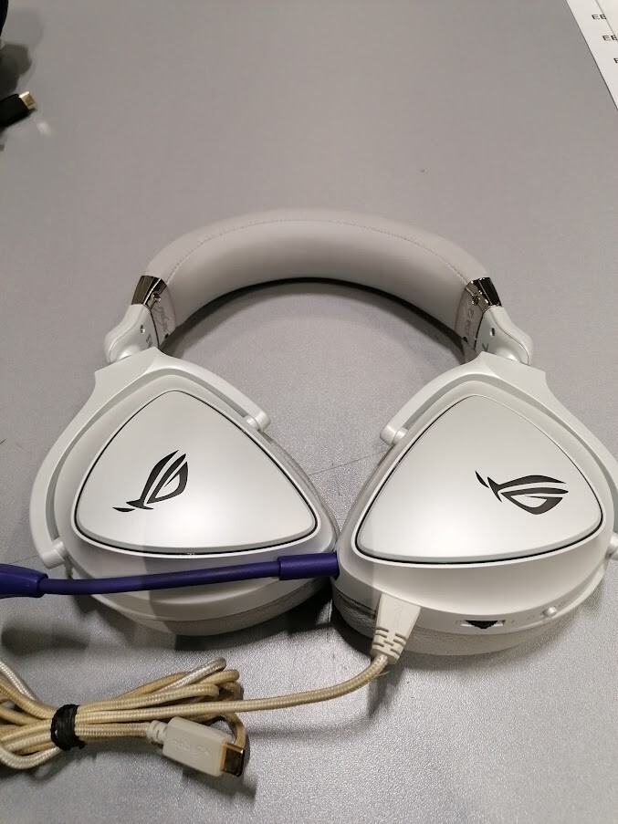 ASUS ROG Delta  Gaming Headset Wired  Working Without Box And Accesories