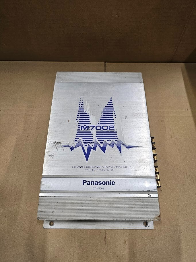 Panasonic CY-M7002 2-Channel Stereo/Mono Power Amplifier - Working, Signs of Use