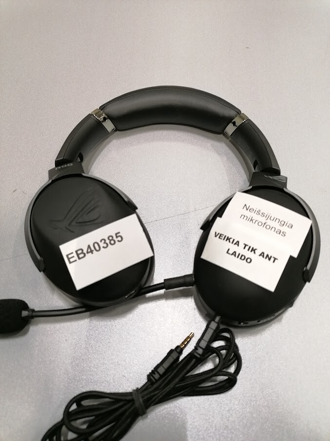 ASUS ROG Strix Wireless  Headset Works Only with Cable Microphone Not Turn Of