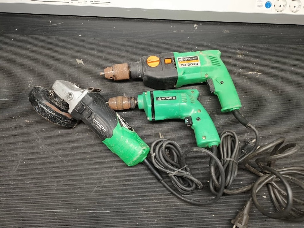 Lot of 3 Used Hitachi Power Tools – Fully Functional with Cosmetic Wear