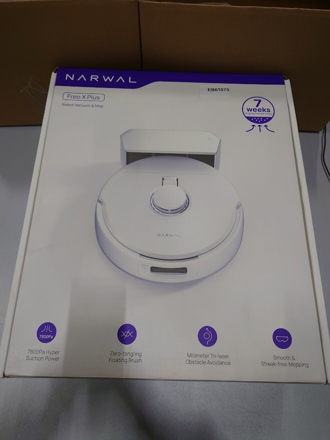 Narwal Freo X Plus Robot Vacuum & Mop Used Working Defect Wheel